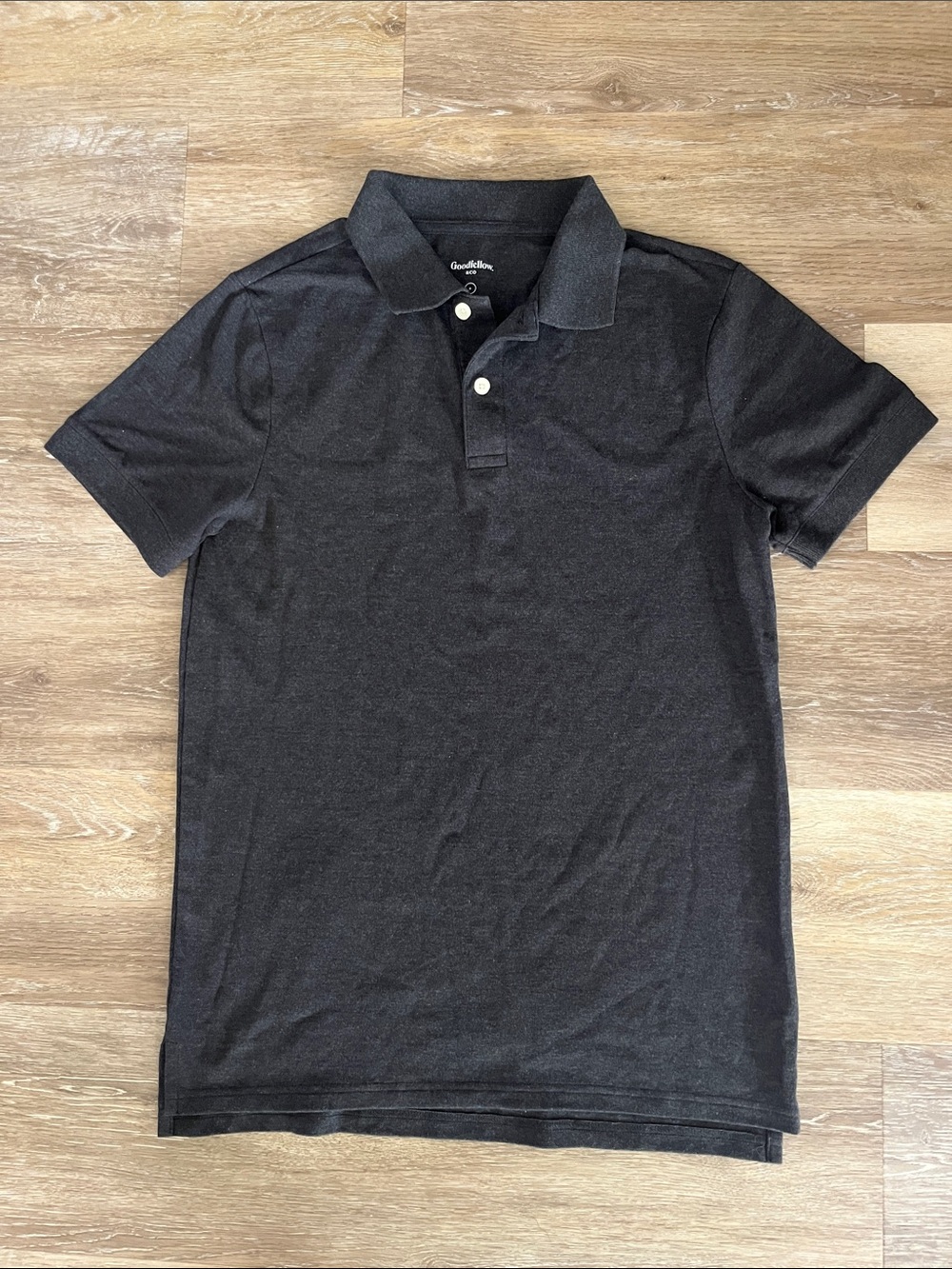 NWOT Goodfellow & Co Men's Charcoal Grey Polo Shirt Size S